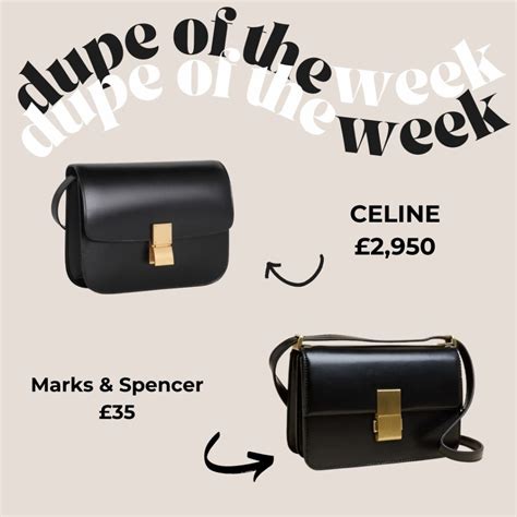 céline small box bag dupe
